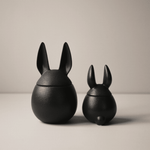 Bowl - Rabbit cast iron black S von dbkd