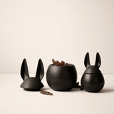 Bowl - Rabbit cast iron black S von dbkd