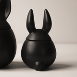 Bowl - Rabbit cast iron black S von dbkd