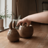 Bowl - Rabbit shiny nougat L von dbkd