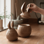 Bowl - Rabbit shiny nougat L von dbkd