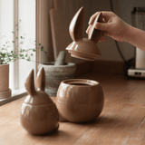Bowl - Rabbit shiny nougat L von dbkd