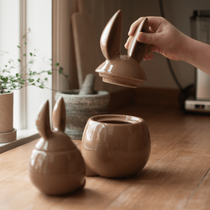 Bowl - Rabbit shiny nougat L von dbkd