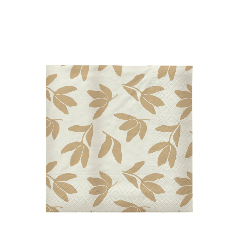 Broste Copenhagen - Serviette Herbert beige/off white