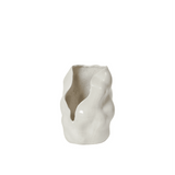 Broste Copenhagen - Teelichthalter Hekla white cream L

