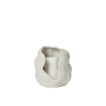 Broste Copenhagen - Teelichthalter Hekla white cream M