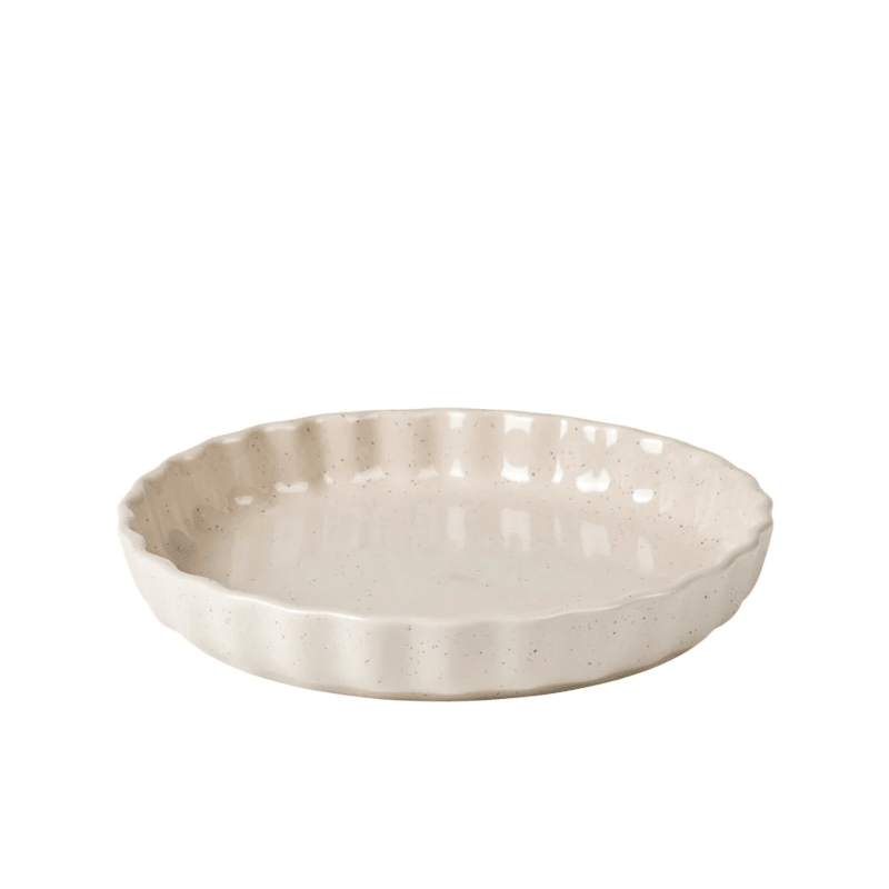 Broste Copenhagen - Tortenplatte VIG L beige