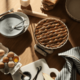 Broste Copenhagen - Tortenplatte VIG L beige