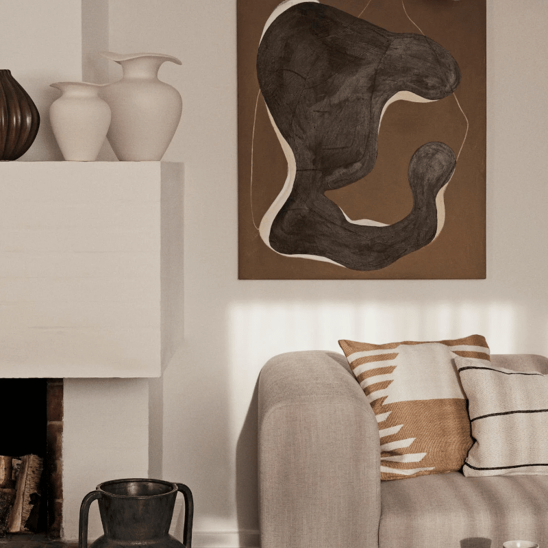 Broste Copenhagen - Vase Florentina M weiss