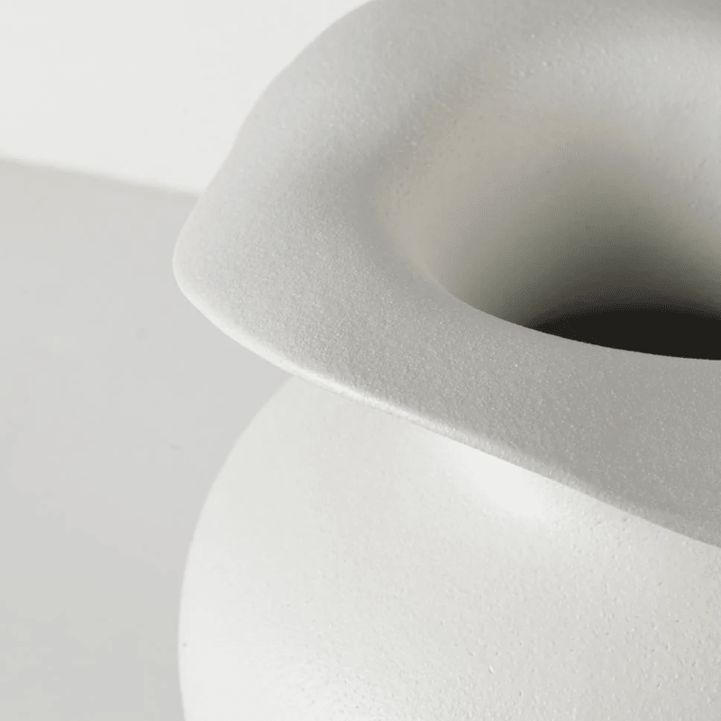 Broste Copenhagen - Vase Florentina M weiss