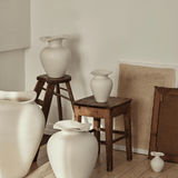 Broste Copenhagen - Vase Florentina M weiss