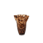 Broste Copenhagen - Vase Liva brown Leopard L