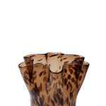 Broste Copenhagen - Vase Liva brown Leopard S