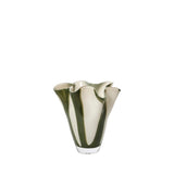 broste copenhagen - Vase Liva green/cream S


