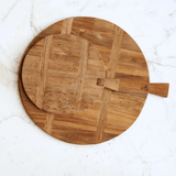 Brotbrett - Teak reclaimed M von HK Living