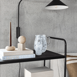 Buchstütze - Marble Savi rund beige von OYOY
