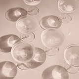 Champagnerglas - Ripple klar 2er Set von Ferm Living