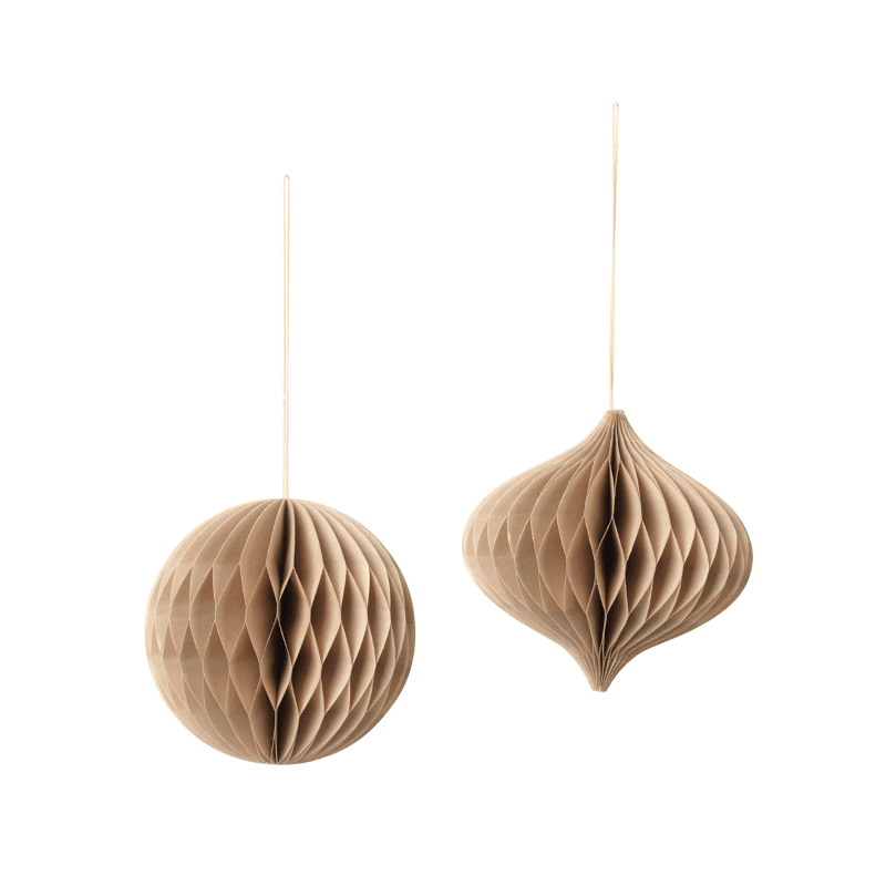 Christbaumschmuck - Christmas mix natural von Broste Copenhagen