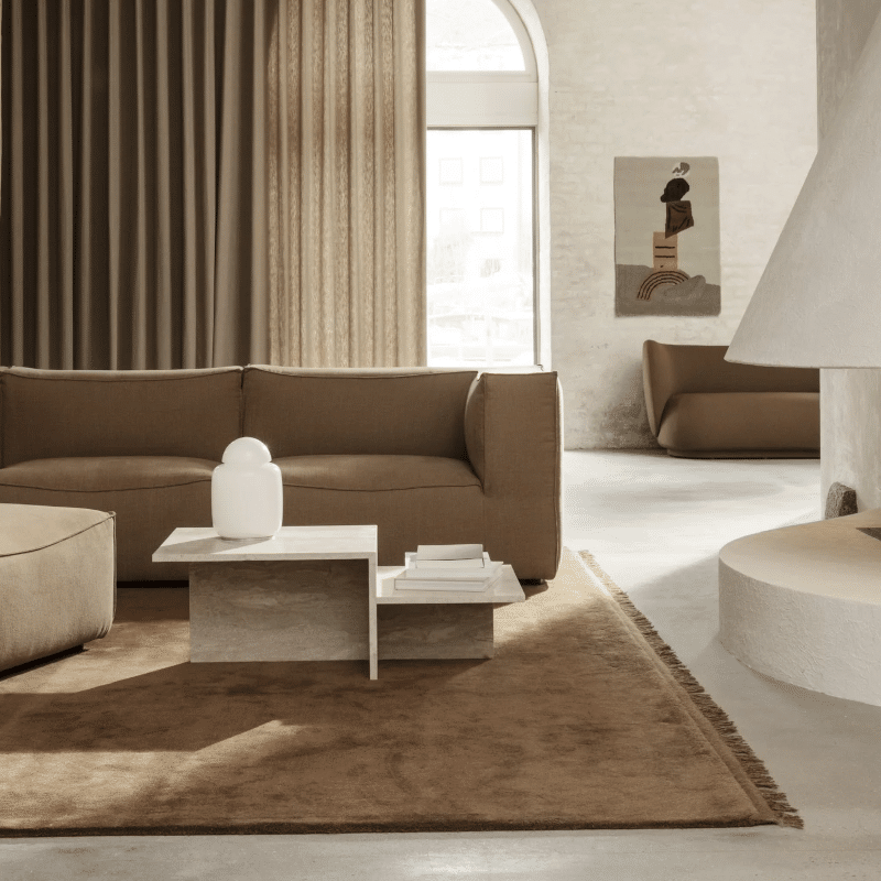 Couchtisch - Distinct Travertine von Ferm Living