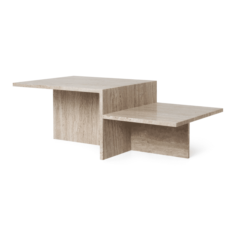 Couchtisch - Distinct Travertine von Ferm Living