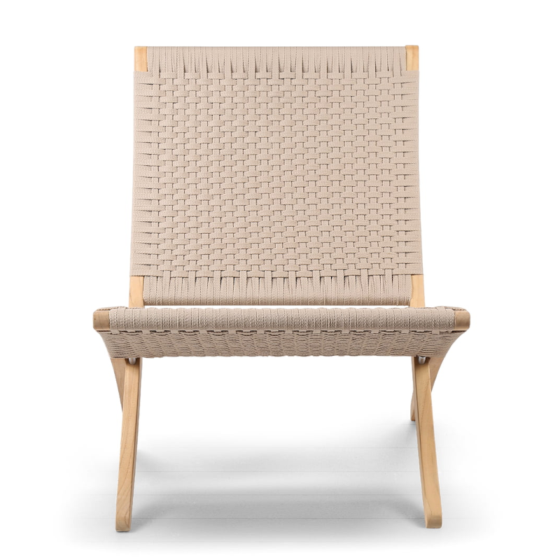 Cuba Chair Outdoor - MG501  Teak - Sesame von Carl Hansen