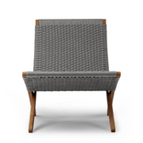 Cuba Chair Outdoor - MG501 Teak - Charcoal von Carl Hansen