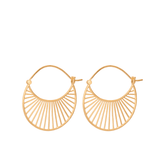 Daylight Earrings gold L von Pernille Corydon