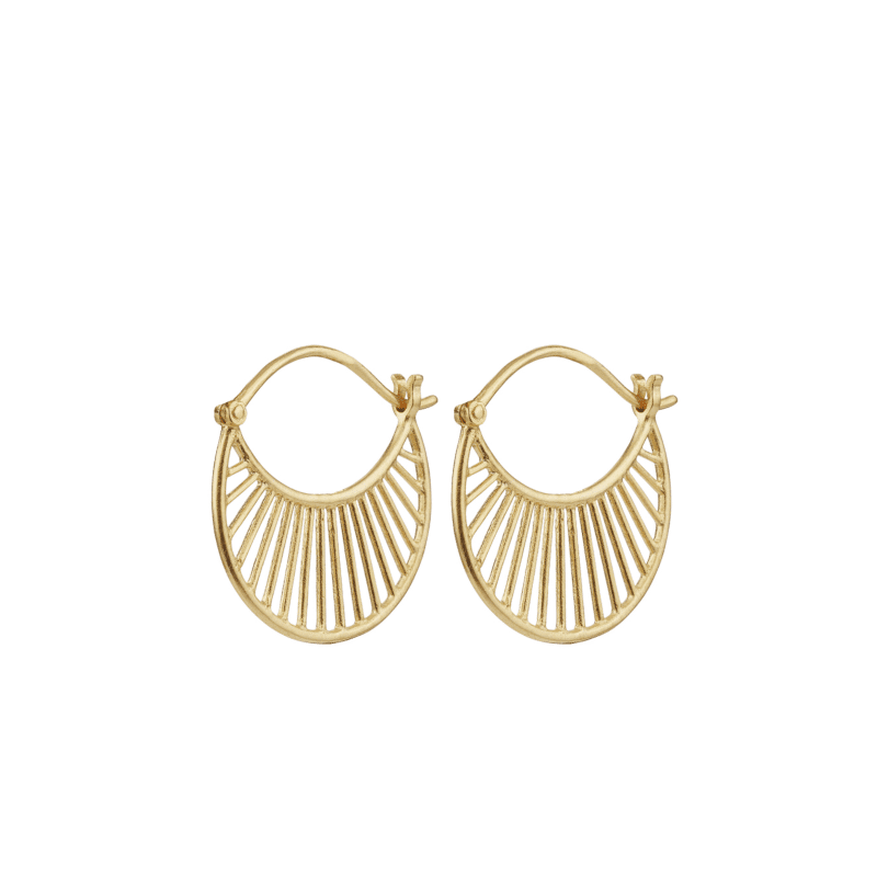 Daylight Earrings gold von Pernille Corydon