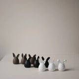 dbkd - Osterdeko Triplets white dot 3er Set