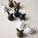 dbkd - Osterdeko Triplets white dot 3er Set