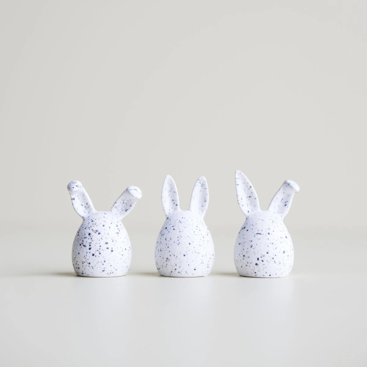 dbkd - Osterdeko Triplets white dot 3er Set