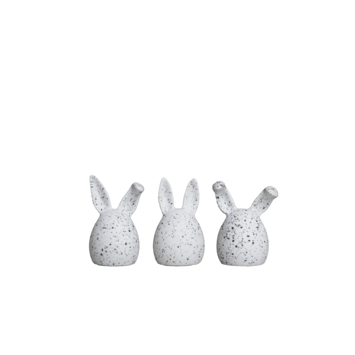 dbkd - Osterdeko Triplets white dot 3er Set