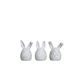 dbkd - Osterdeko Triplets white dot 3er Set