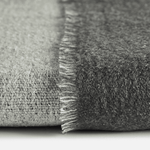 Decke - Double Throw light grey/dark grey von Woud
