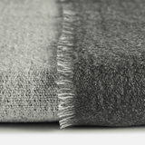 Decke - Double Throw light grey/dark grey von Woud