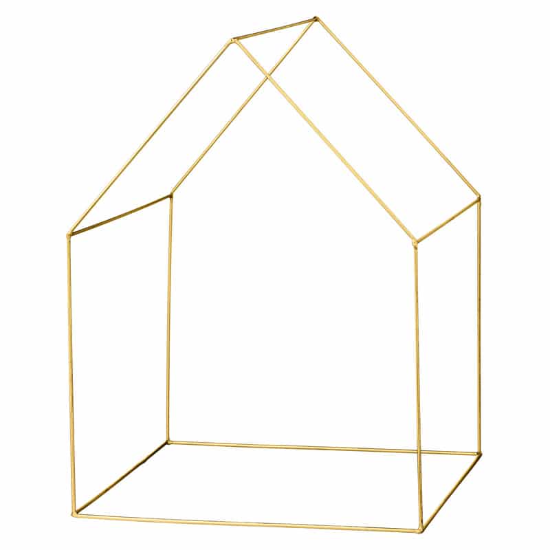 Deko-Haus Messing von Bloomingville