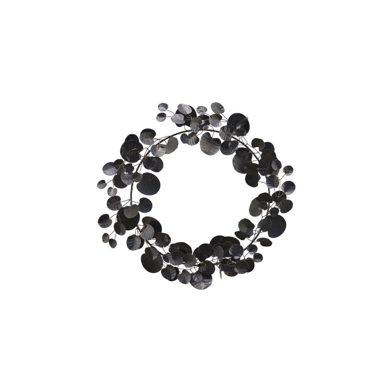 Dekoring - Wreath Eucalyptus schwarz von House Doctor