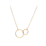 Double Plain Necklace gold von Pernille Corydon