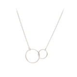 Double Plain Necklace silber von Pernille Corydon