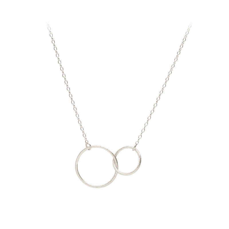 Double Plain Necklace silber von Pernille Corydon
