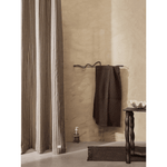 Duschvorhang – Chambray Striped Sand/Black von Ferm Living