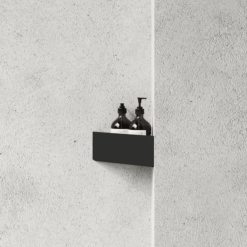 Eckregal - Bath schwarz von Nichba