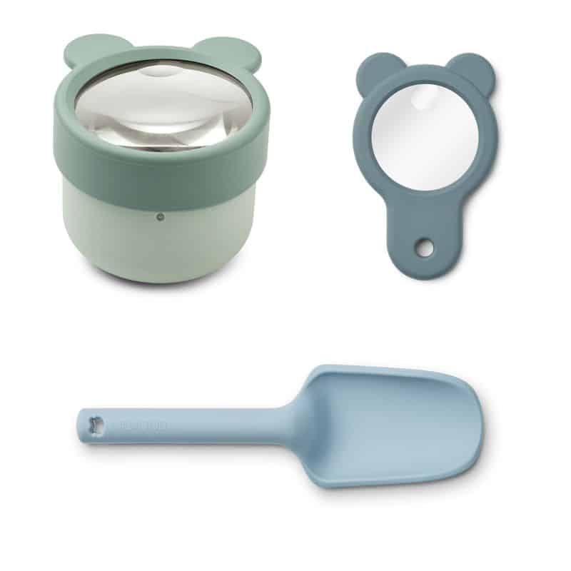 Entdeckerset - Bessie exploration whale blue multi mix von Liewood