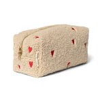 Etui - Pouch Ecru mit Teddyherzen von Studio Noos