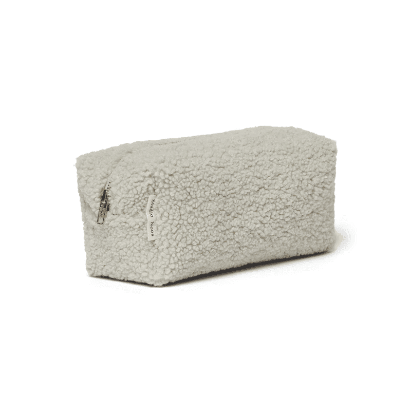Etui - Pouch Teddy light grey von Studio Noos