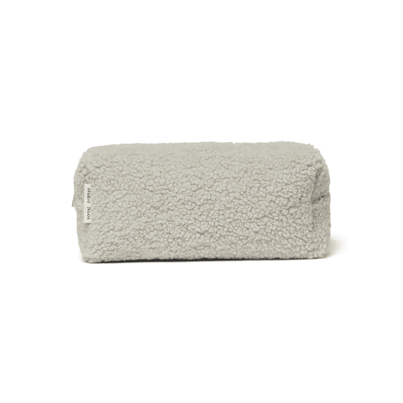 Etui - Pouch Teddy light grey von Studio Noos