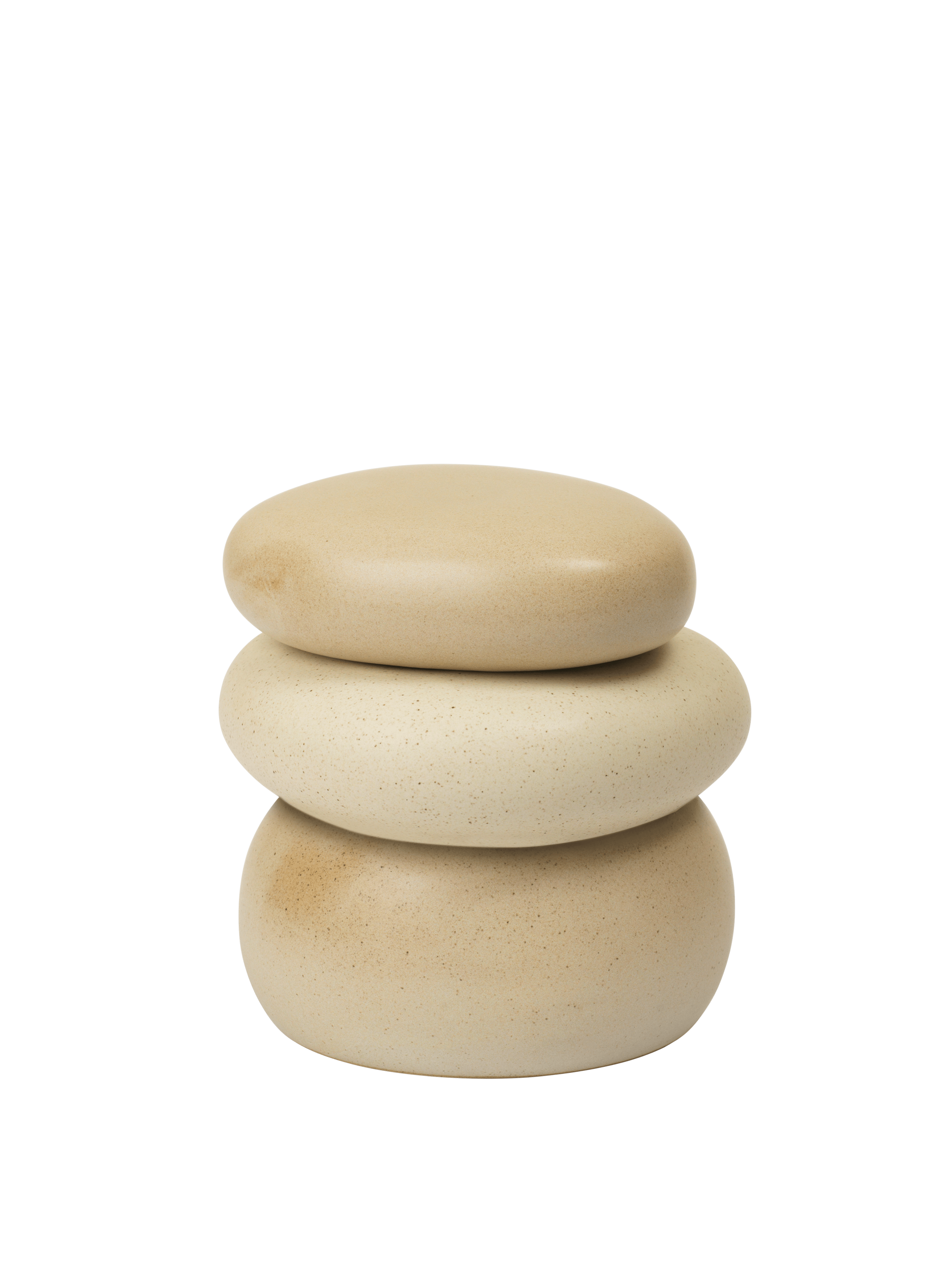 Ferm Living - Aufbewahrung Pebble Box sand/cream