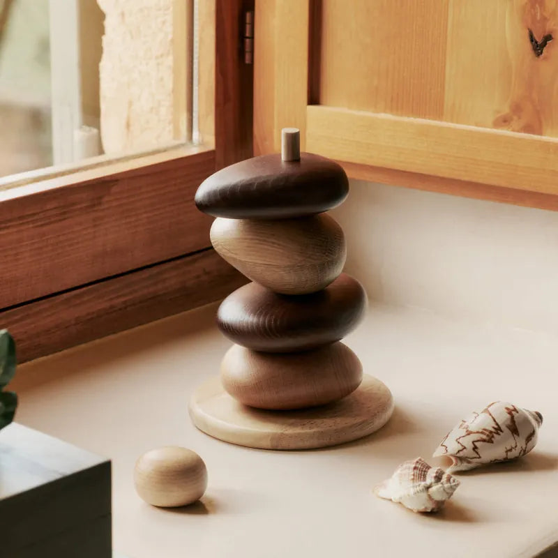 Ferm Living - Bauklötze Pebble Stacking Blocks Multi