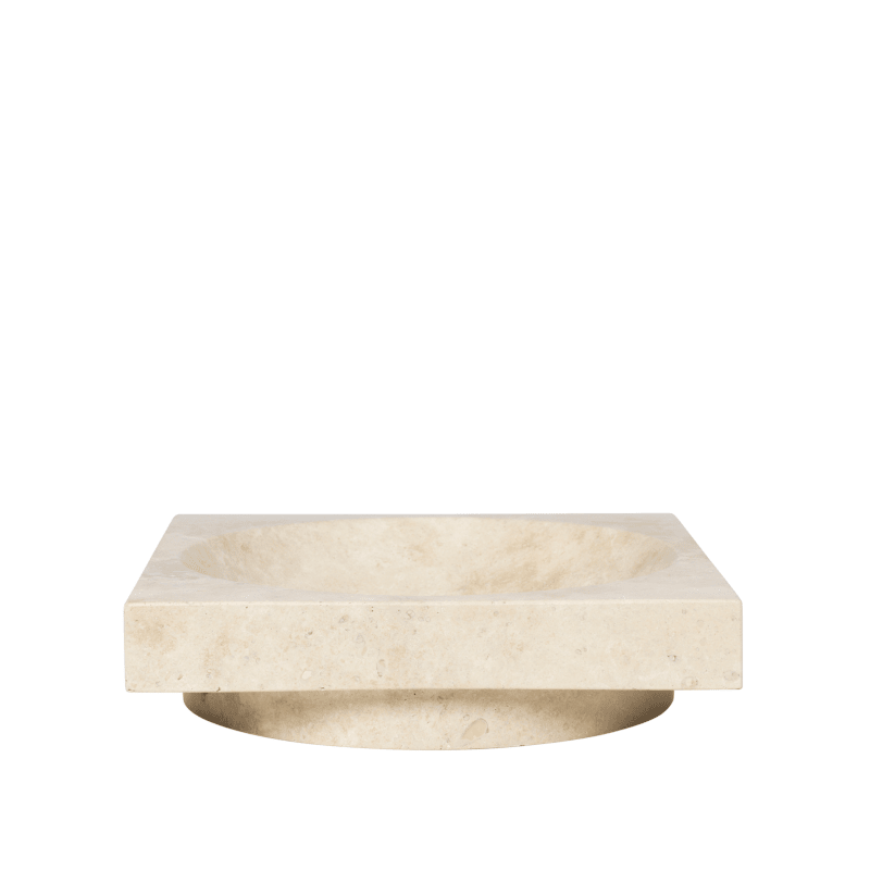 Ferm Living - Centrepiece Hew High Travertine