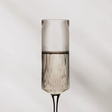 Ferm Living - Champagner Flutes Ripple klar 2er Set